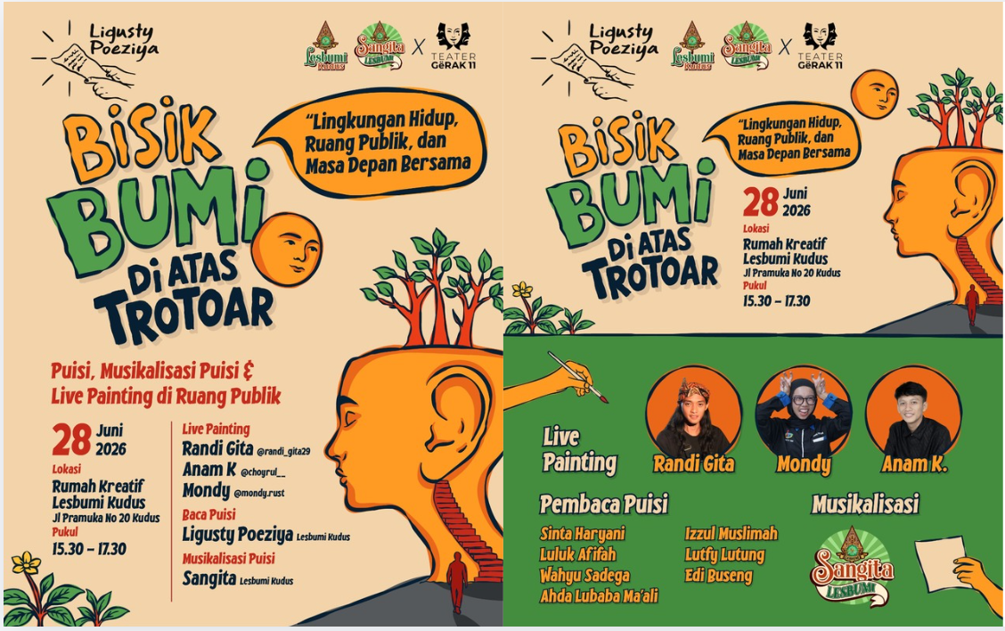 Bisik Bumi di Atas Trotoar