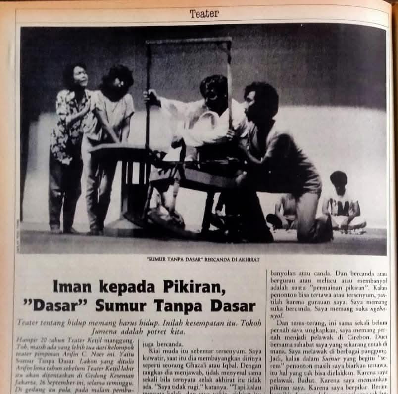 Menembus Zona Nyaman Teater Kudus: Belajar Gelisah dari Arifin C. Noer