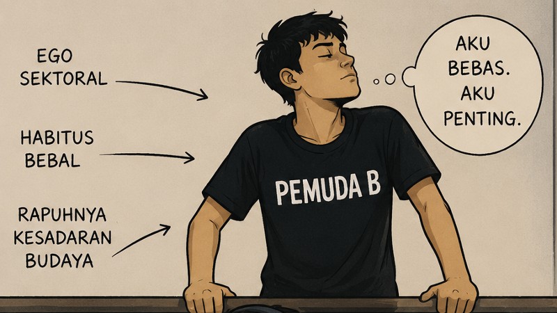 Pemuda B, Genealogi Kebebalan dan Krisis Adab dalam Ekosistem Teater Kudus